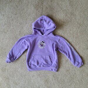 Disney 100 Years of Wonder Purple Kids Size 5/6 Purple Hoodie Sweatshirt.